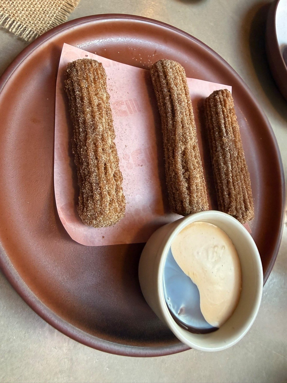 Churros and a dip