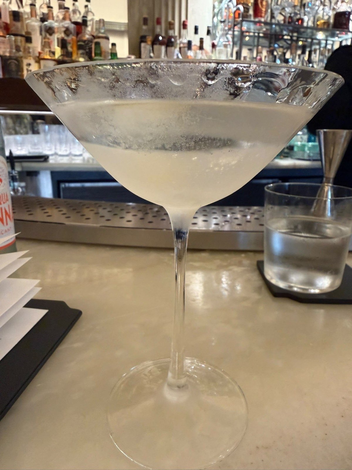 A Martini at the counter