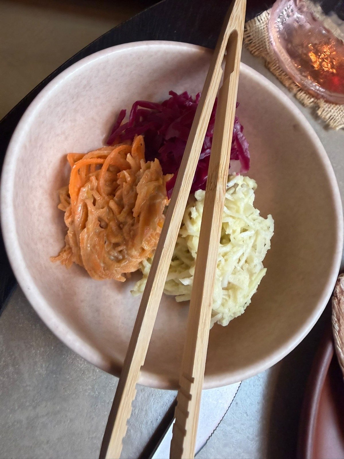A side dish at the table