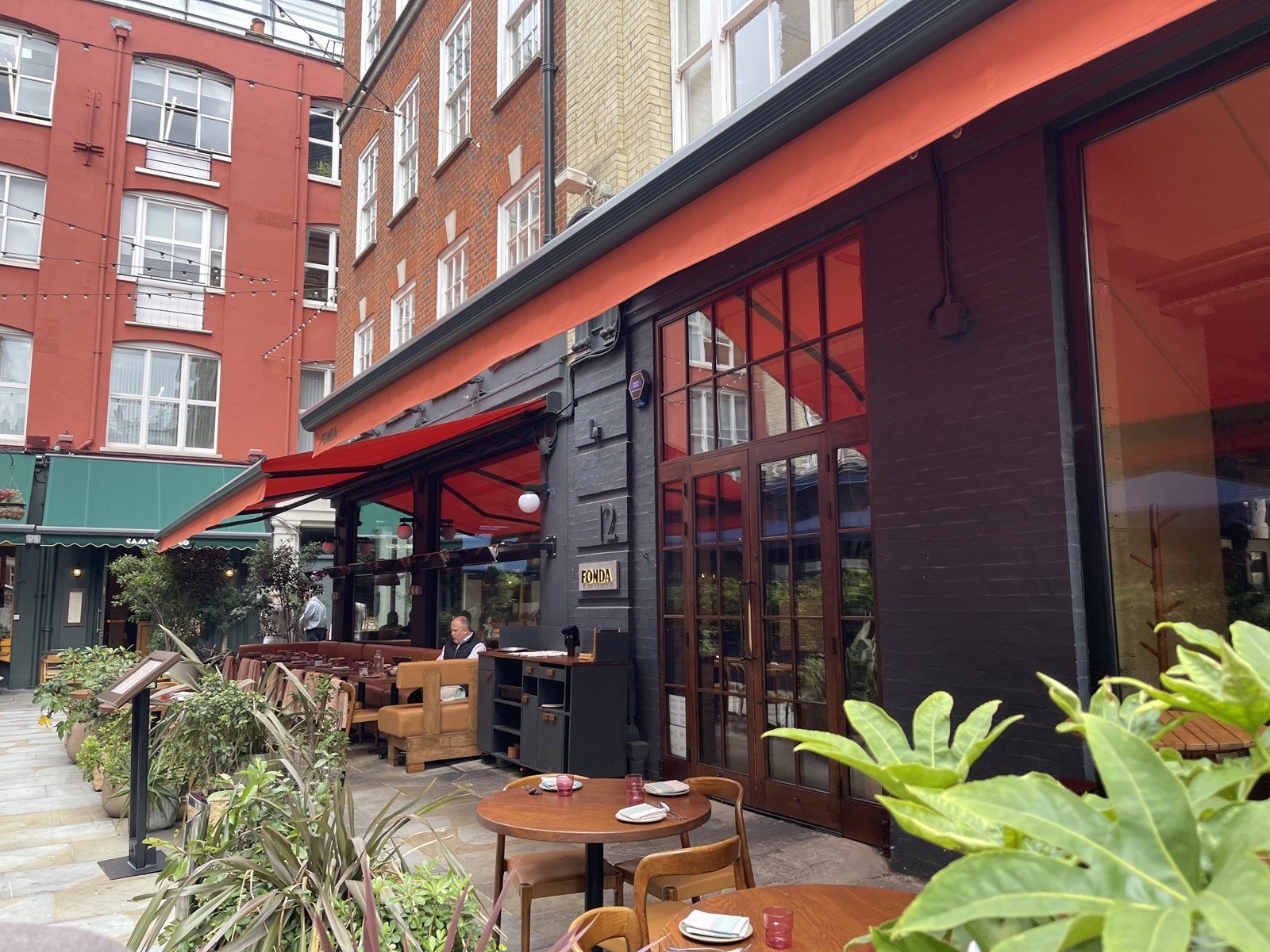 Fonda’s red awnings