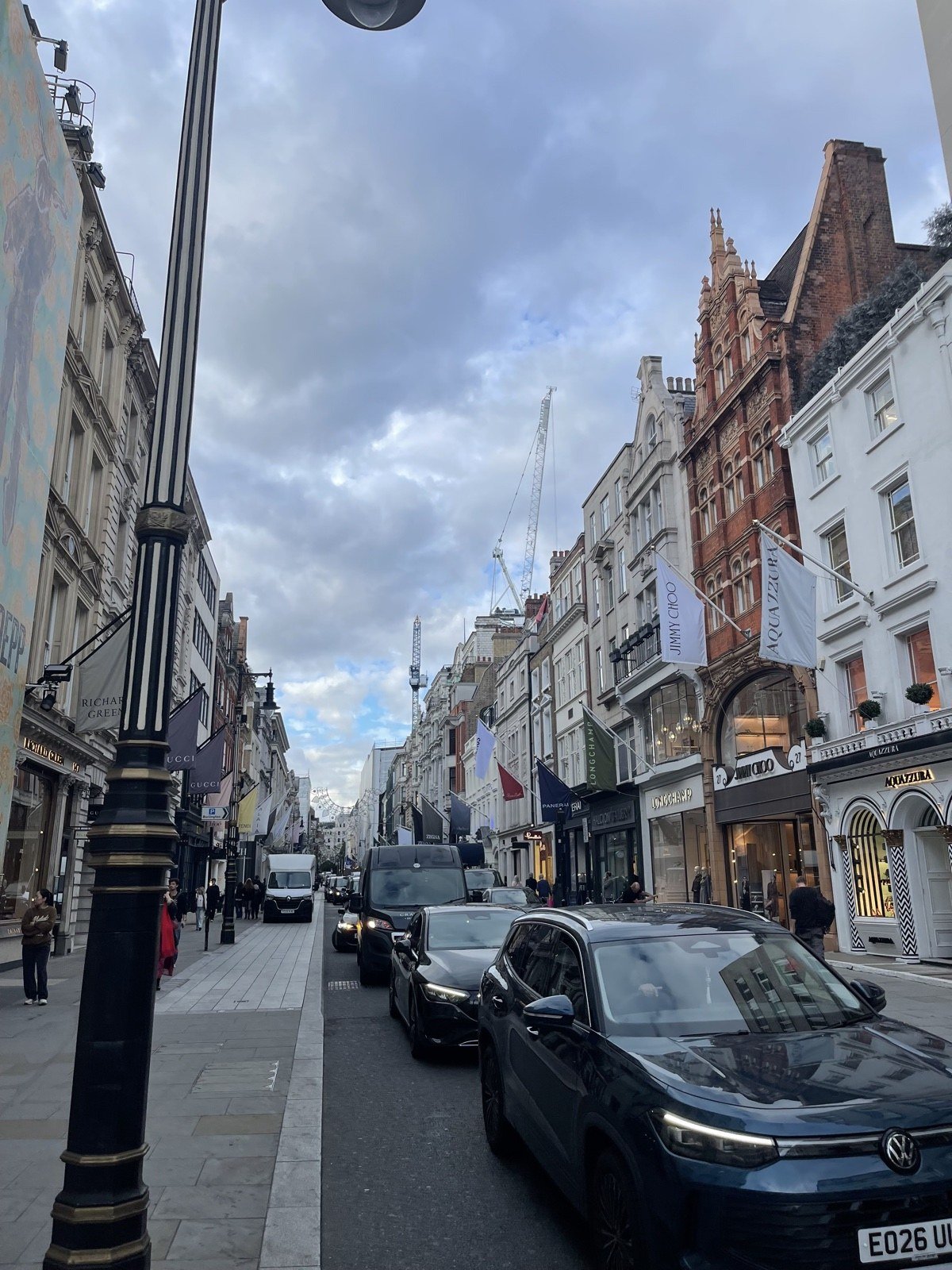 A London street between venues