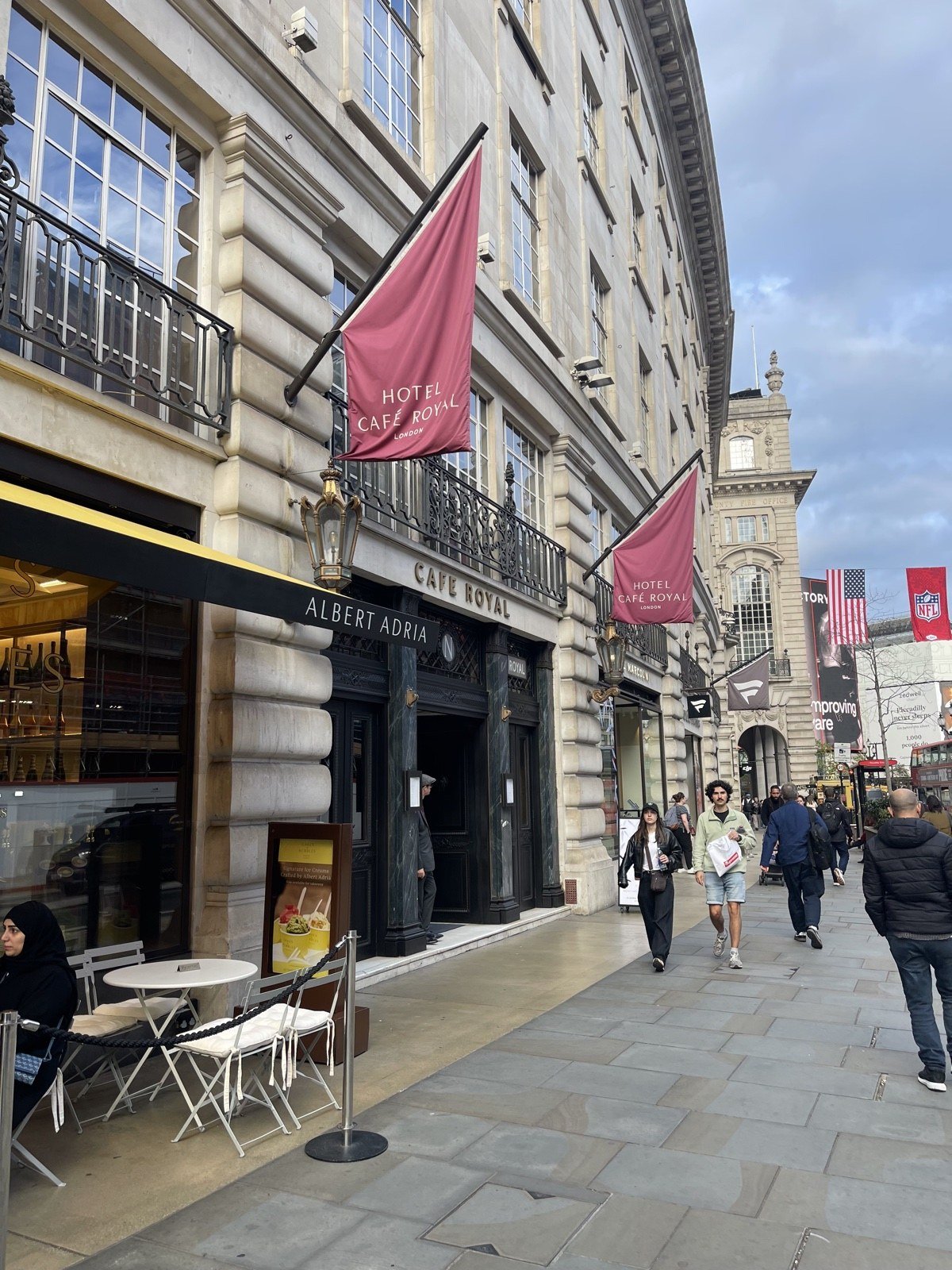 Hotel Café Royal on Regent Street