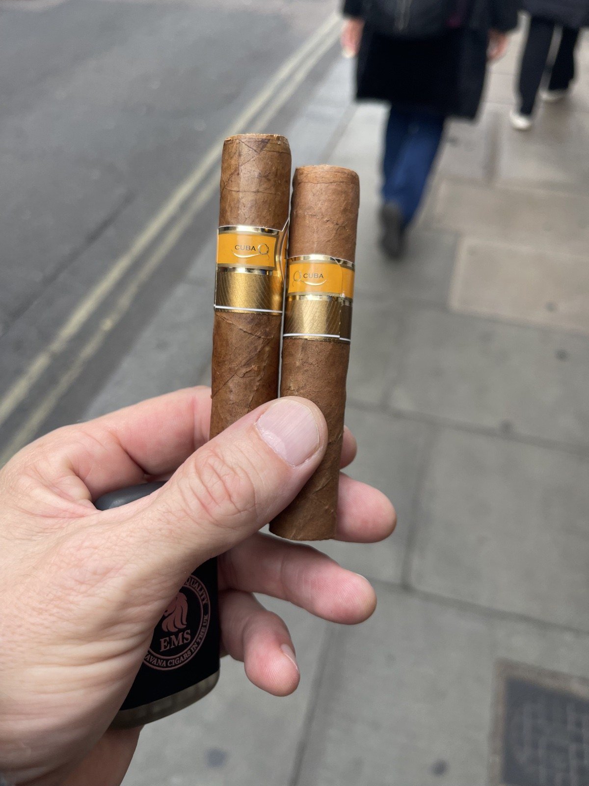 Cigars on the walk through Soho