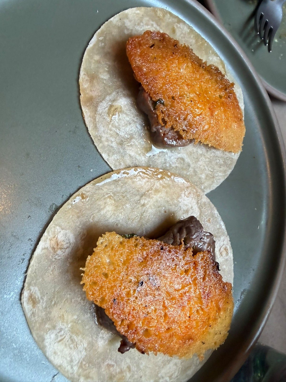 Two golden bites