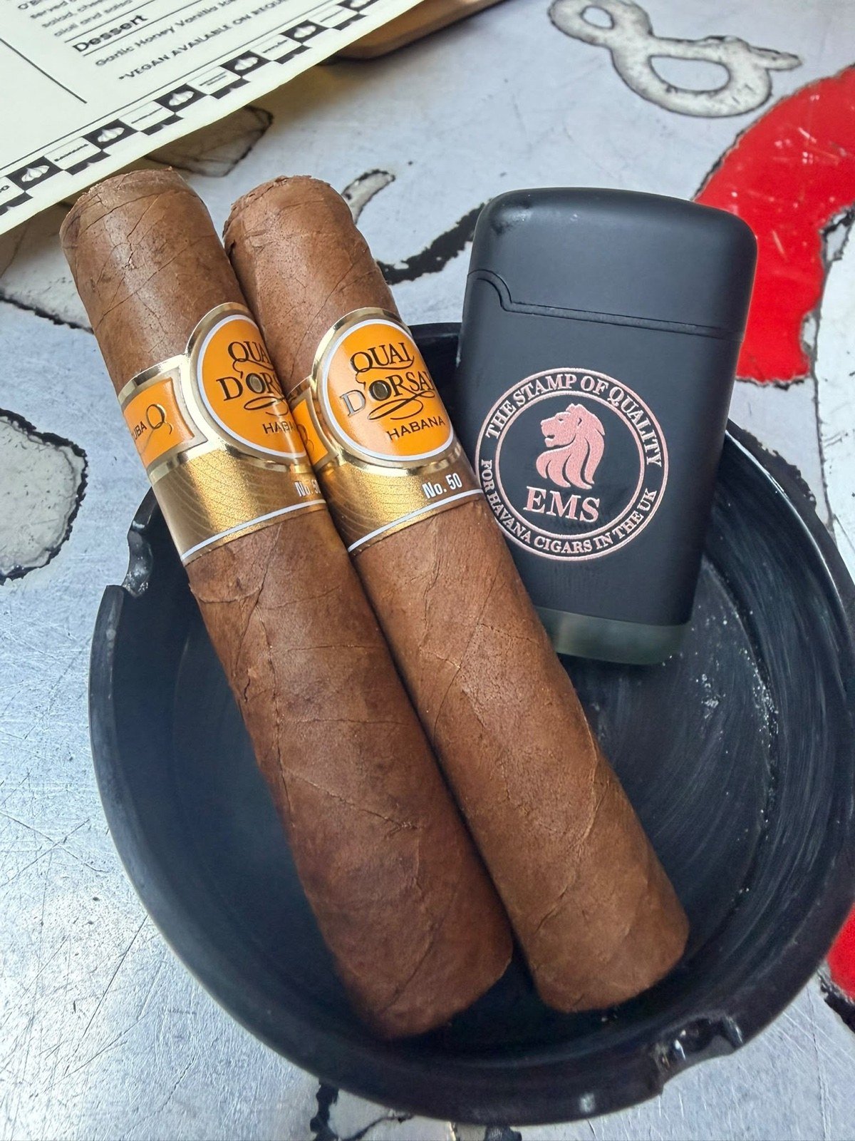 Quai d’Orsay cigars in the courtyard